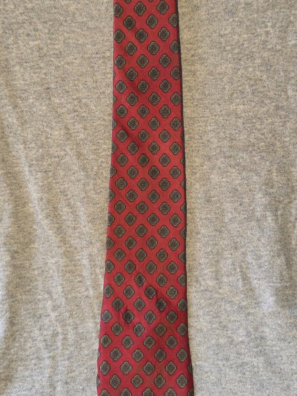 Raphael Classic Red Patterned Men's Tie